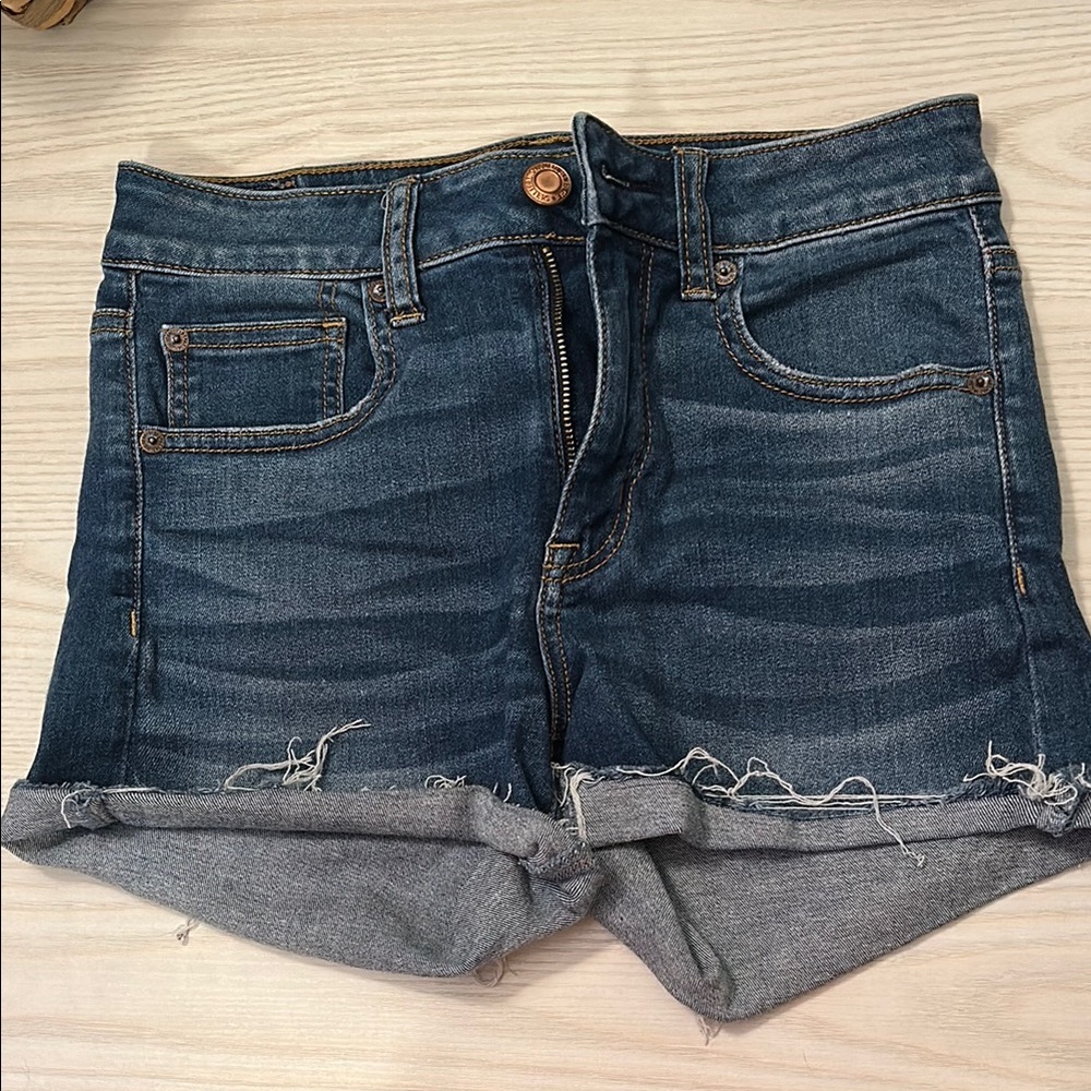 American eagle high rise shorties